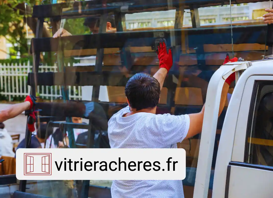 Remplacement de vitrine magasin Achères